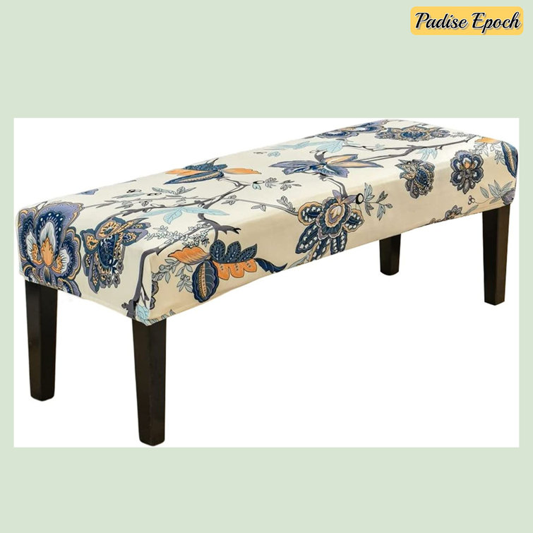 Padise Epoch Printed Box Cushion Dining Bench Slipcover Wayfair